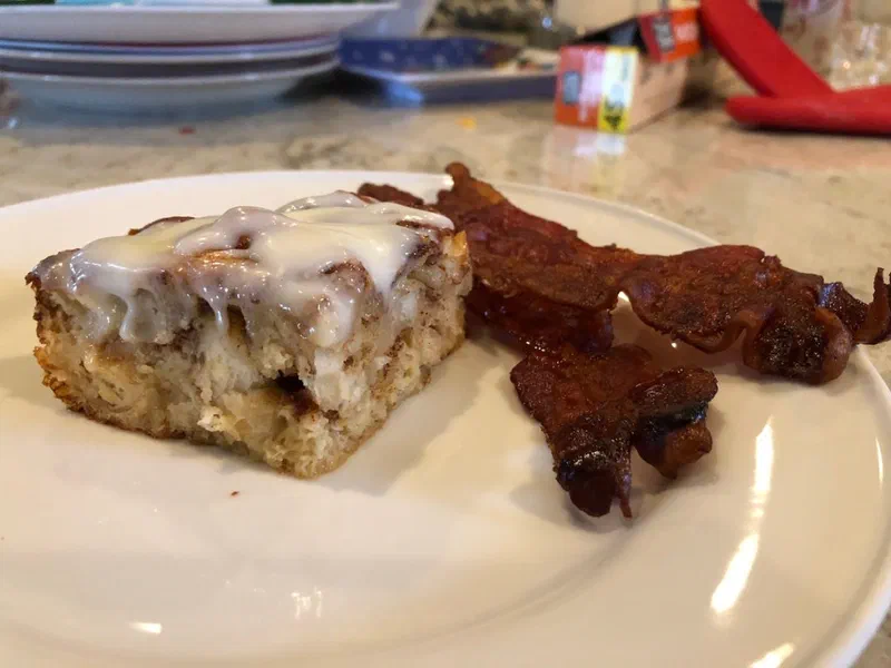 Cinnamon Roll French Toast Bake