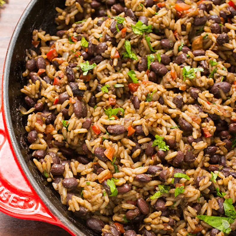 Gallo Pinto (Costa Rican Beans and Rice)
